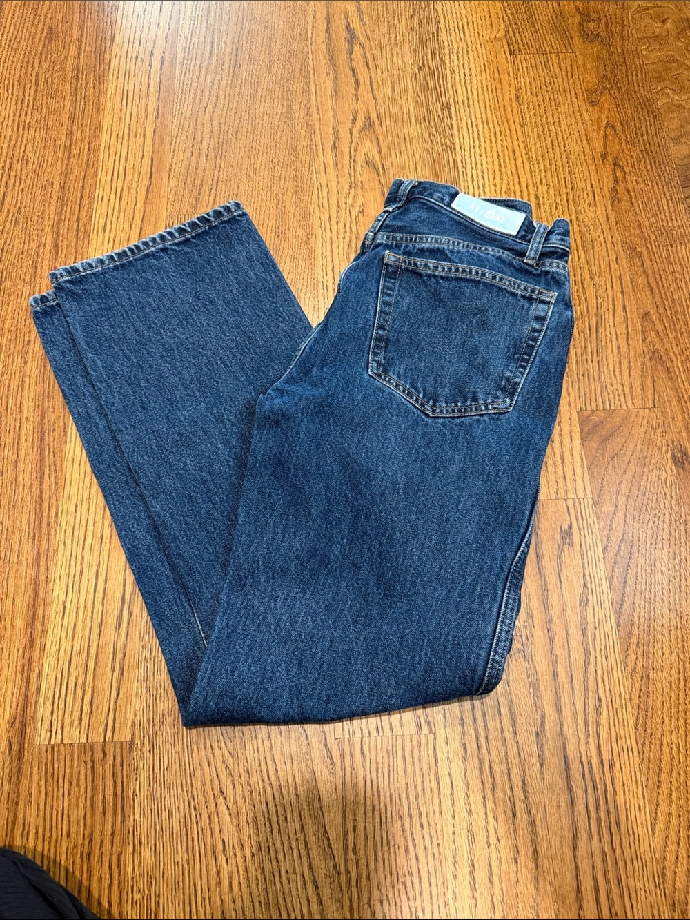 RE/DONE Dark Blue Denim Jeans